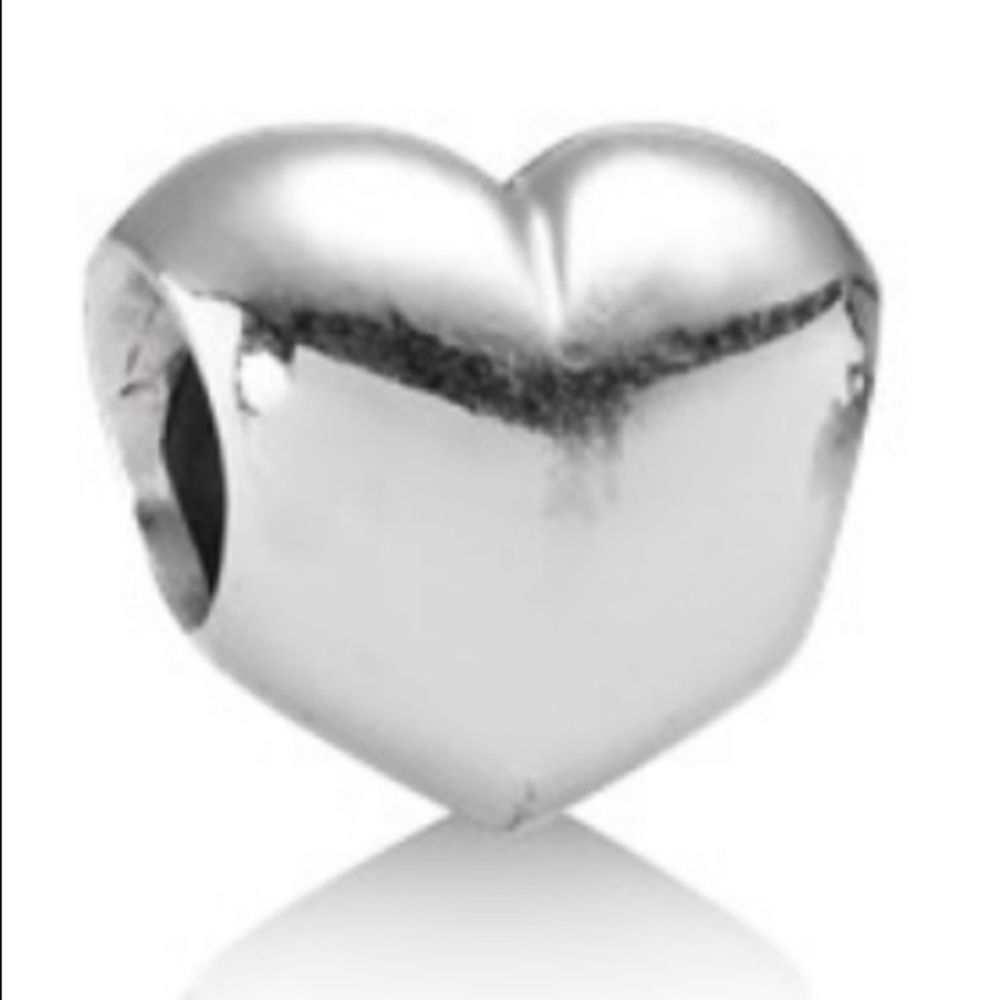 💕 Pandora Retired Heart Love 925 Sterling Silver Bracelet Bead Charm Authentic - Picture 3 of 5